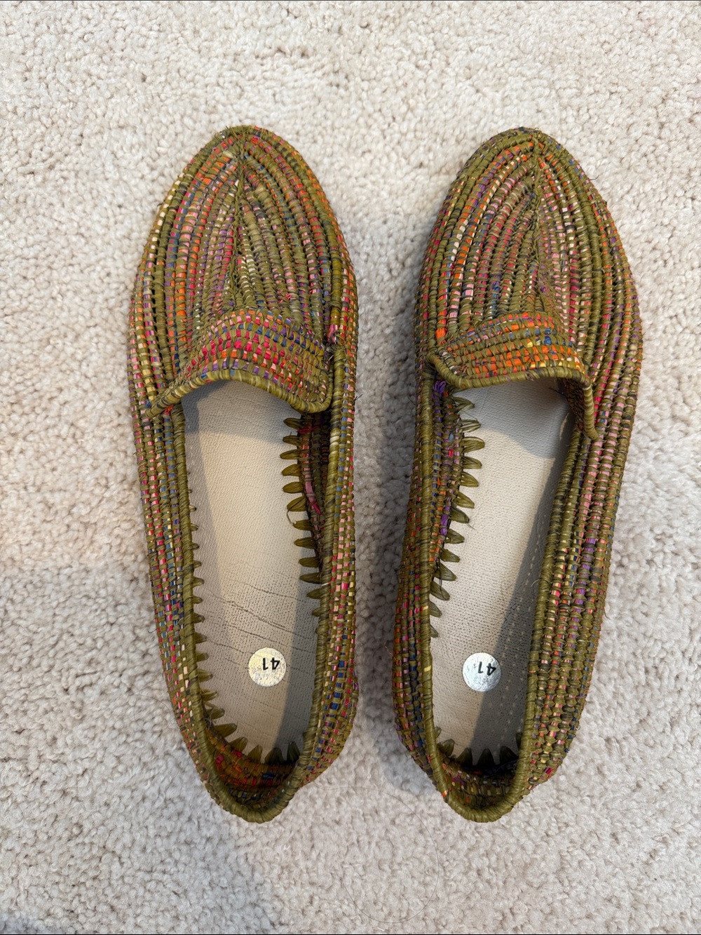 Handwoven Loafers size 41